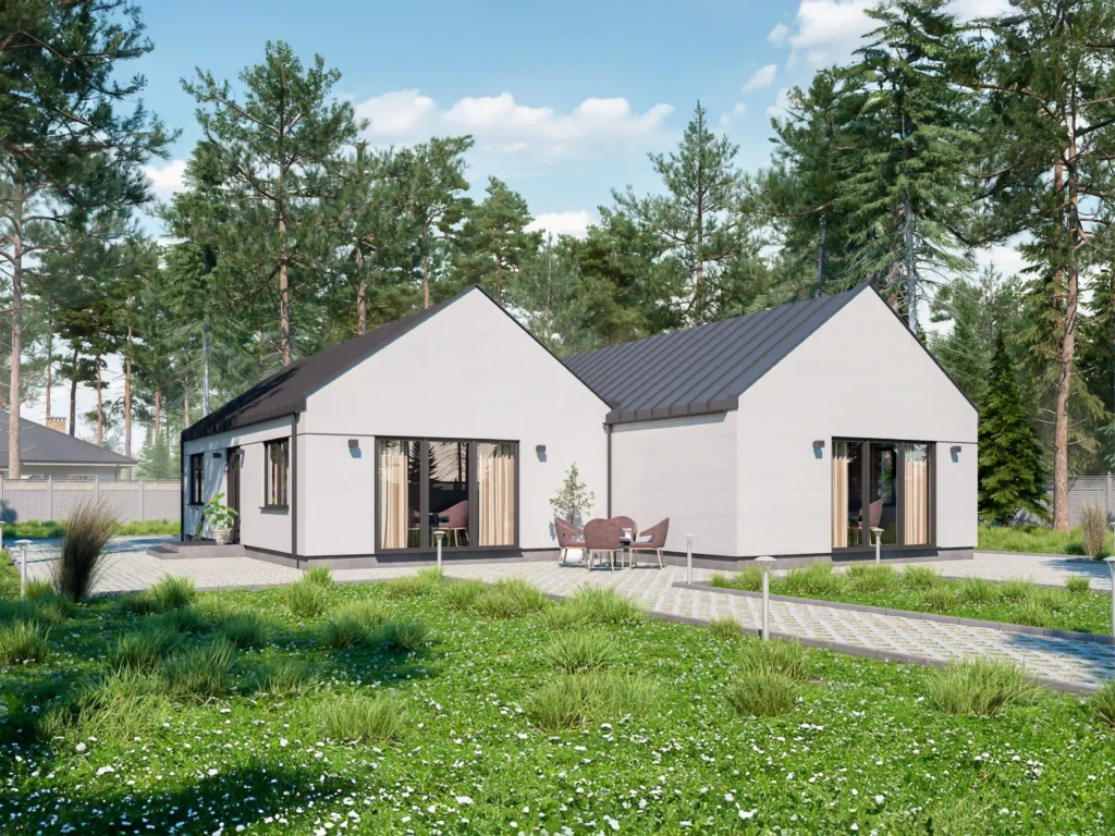 Dom prefabrykowany parterowy Crater