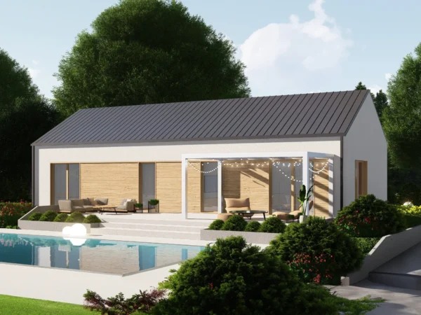 Dom prefabrykowany parterowy Libra