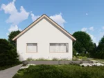 Dom prefabrykowany parterowy Lyra widok z boku