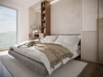 Sypialnia domu prefabrykowanego parterowego P10 w