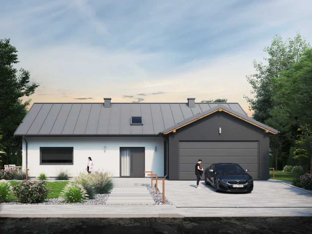 Dom prefabrykowany parterowy P1