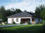 Dom prefabrykowany parterowy P2 z ogrodem