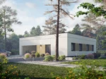 Dom prefabrykowany parterowy P8 z ogrodem