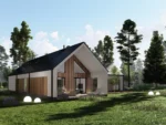 Dom prefabrykowany parterowy Serpens z tarasem