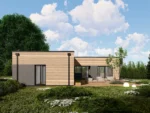Dom prefabrykowany parterowy Ursa z tarasem