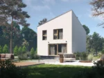Dom prefabrykowany piętrowy P11 z ogrodem