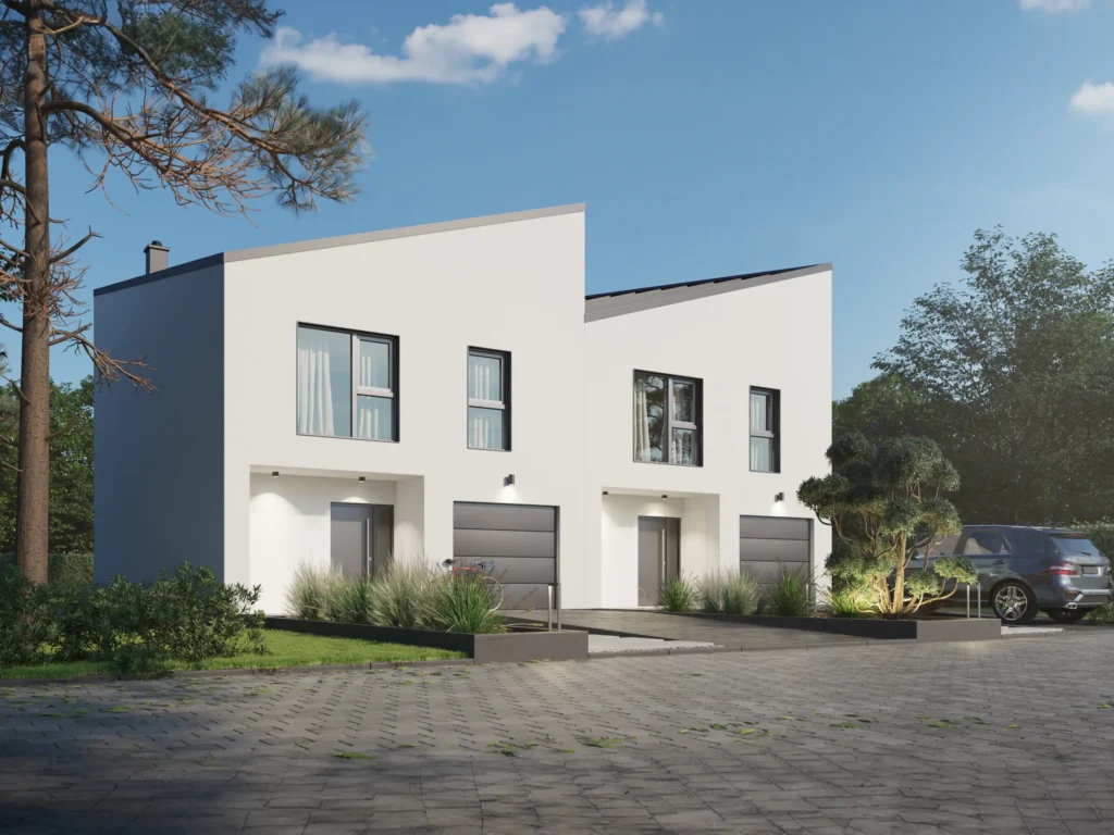 Dom prefabrykowany bliźniak P11 w