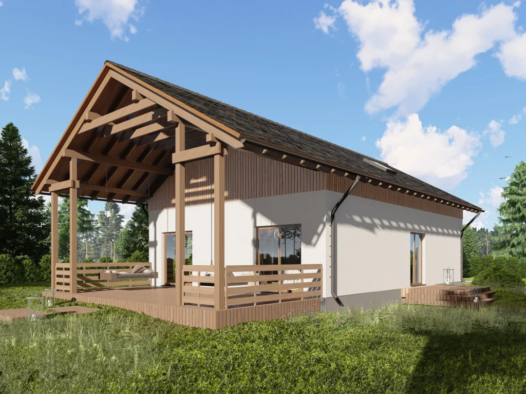 Dom prefabrykowany z poddaszem użytkowym Lynx