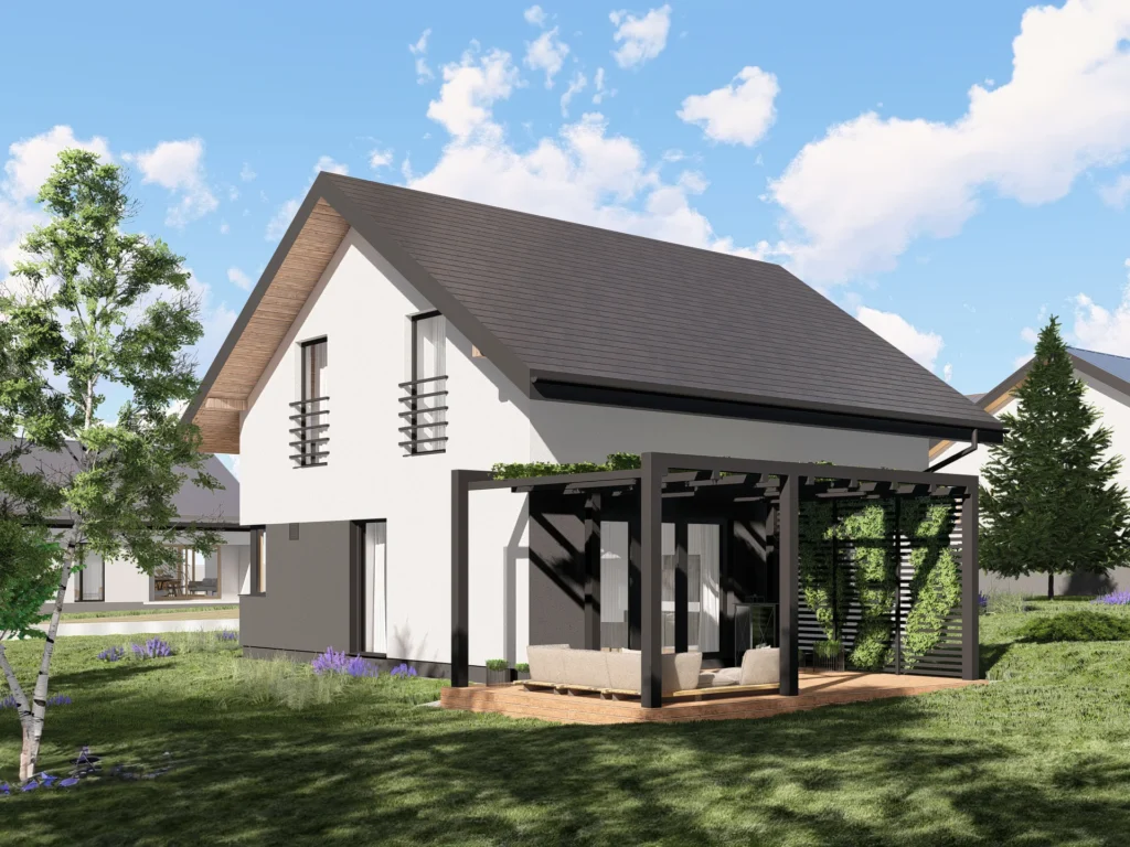 Dom prefabrykowany z poddaszem użytkowym Volans