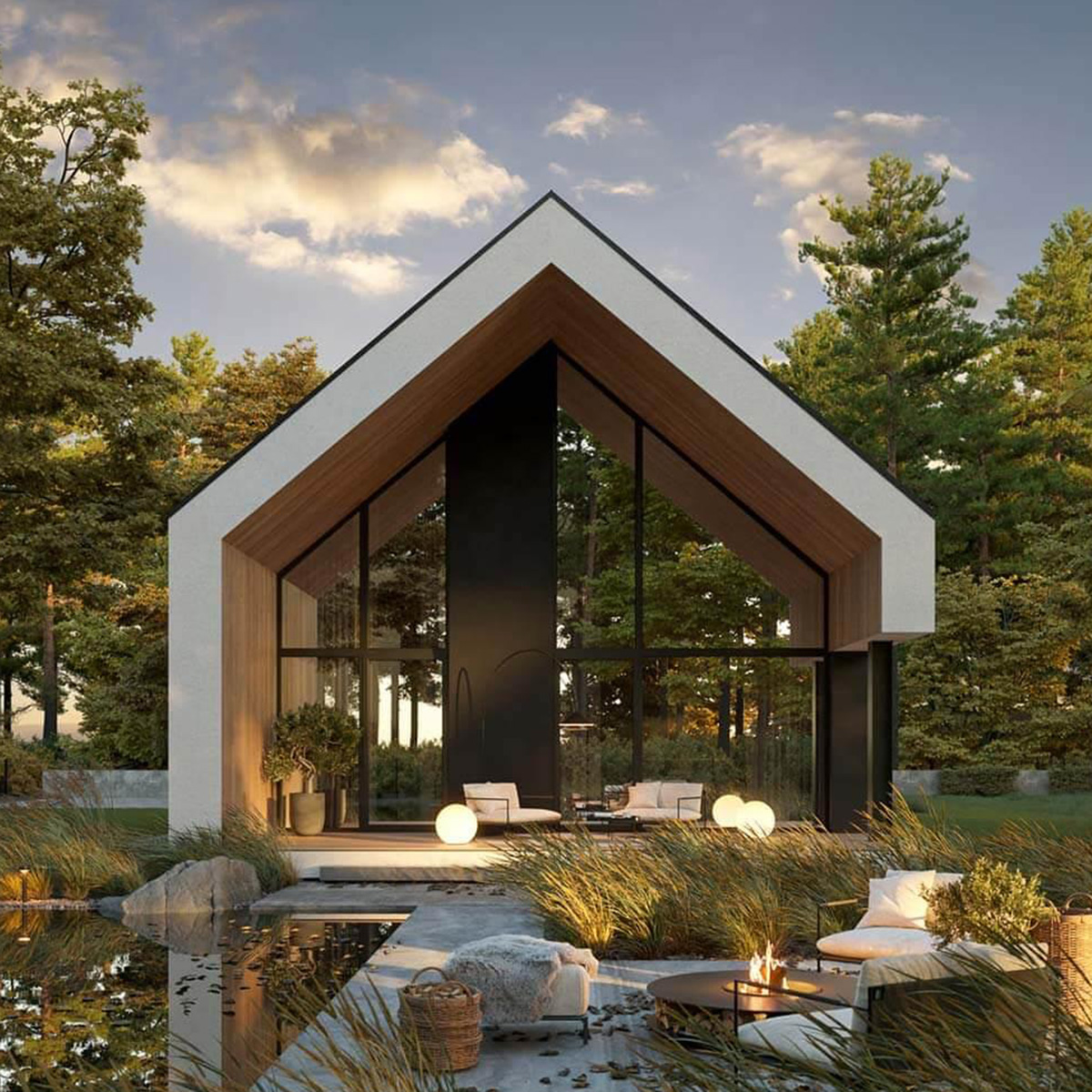 Gotowe Domy - dom z basenem