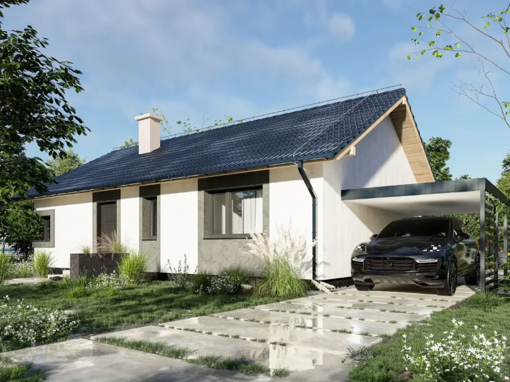 Abakon 2009 SE-2 dom prefabrykowany parterowy