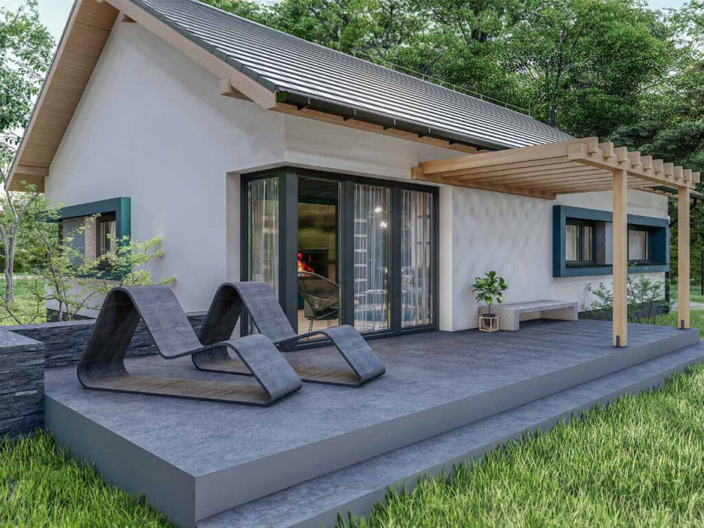 Abakon 2009 S dom prefabrykowany parterowy