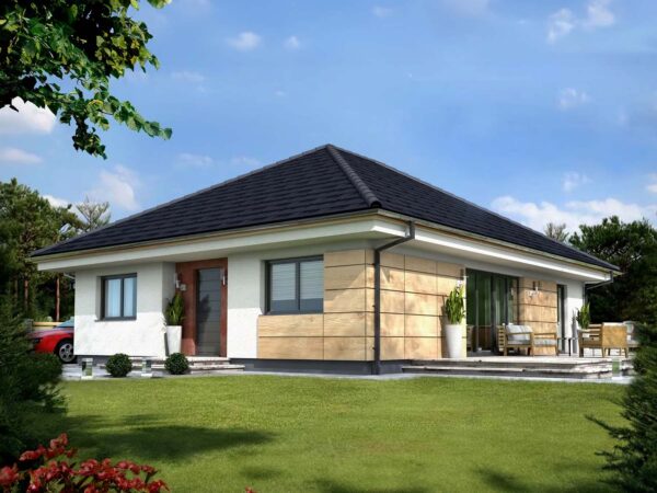 Dom prefabrykowany parterowy Padiglione 3 (Kopia)