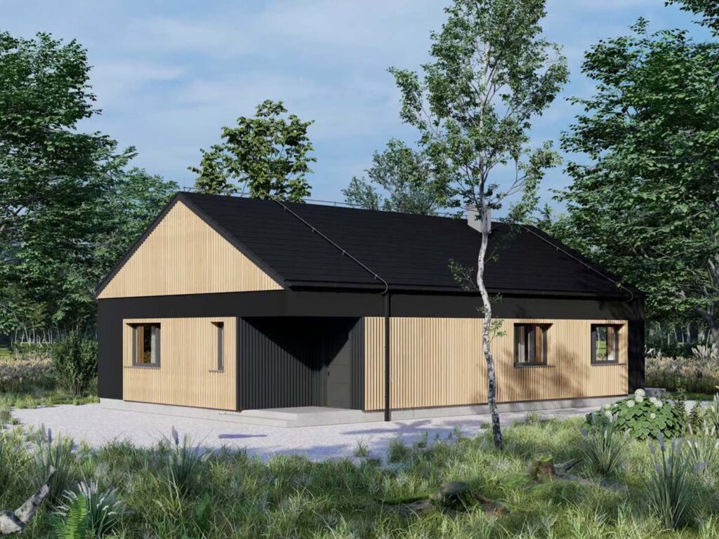 Abakon Piccolo Bosco dom prefabrykowany parterowy