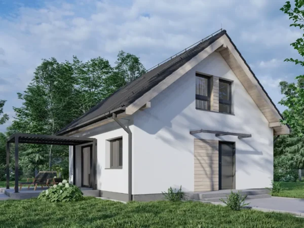 Dom prefabrykowany z poddaszem użytkowym 2013 SE