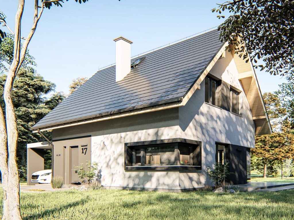 Dom prefabrykowany z poddaszem użytkowym 2018 SE