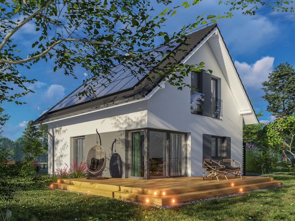 Abakon 2021 SE dom prefabrykowany z poddaszem użytkowym