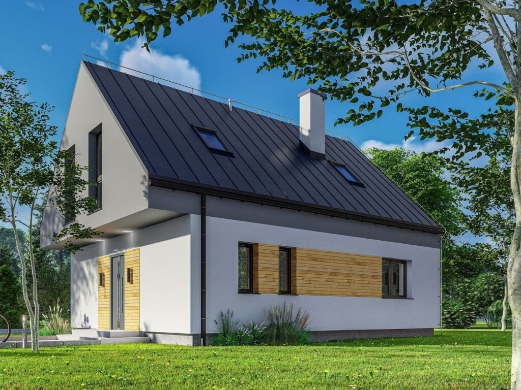 Dom prefabrykowany z poddaszem użytkowym Duo Mini