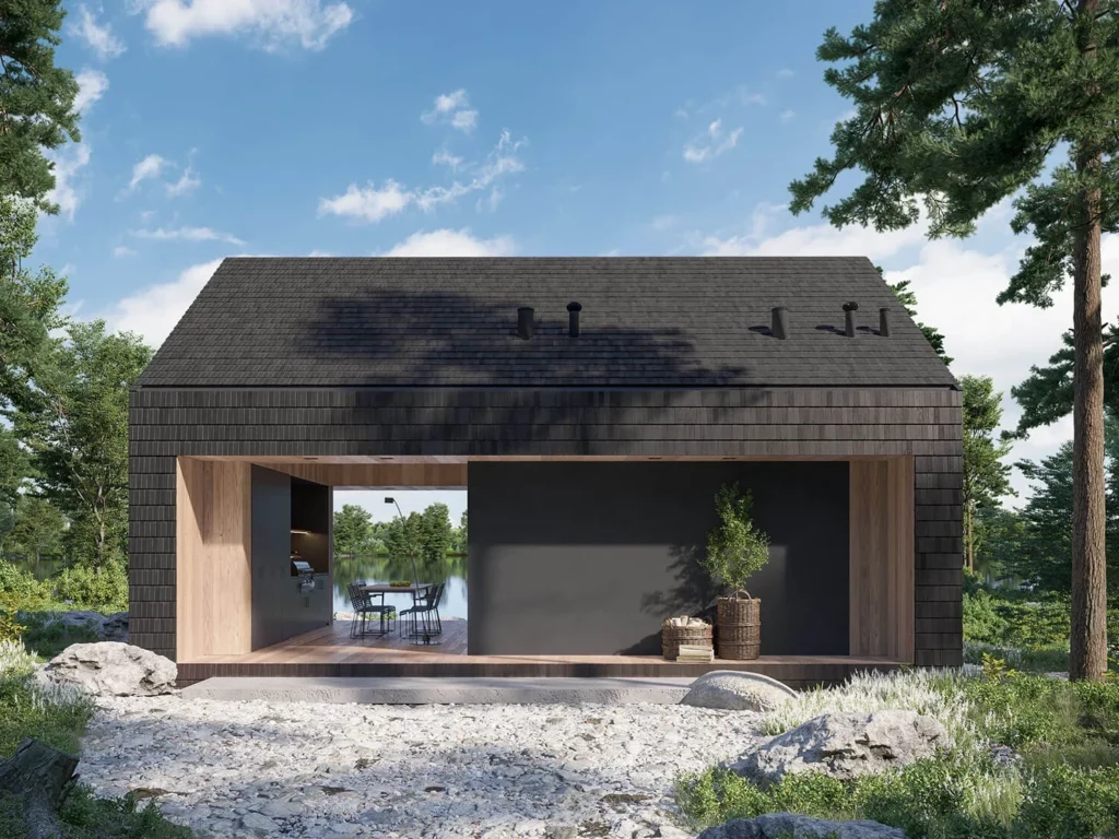 Dom prefabrykowany z poddaszem użytkowym HOMEKONCEPT 85 DL