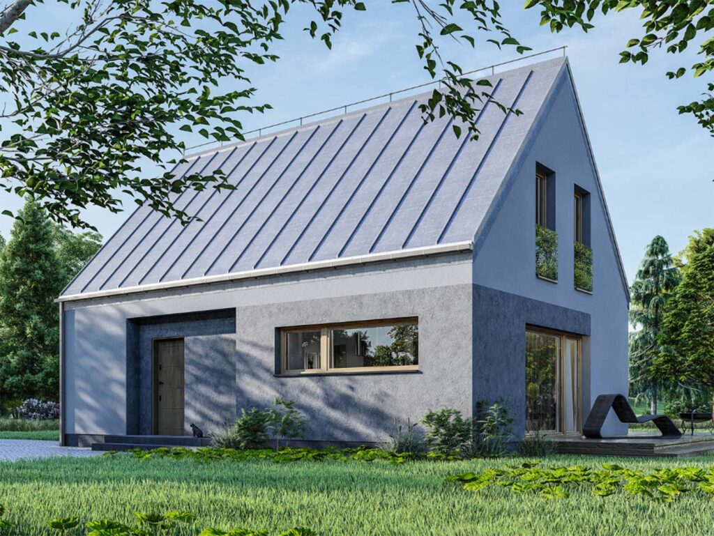 Dom prefabrykowany z poddaszem użytkowym SZT 135
