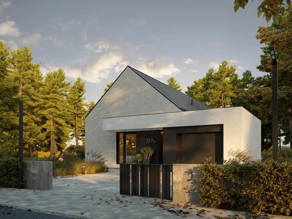 Dom prefabrykowany parterowy HOMEKONCEPT 117 G1