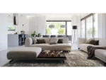 Salon domu prefabrykowanego parterowego HOMEKONCEPT 58