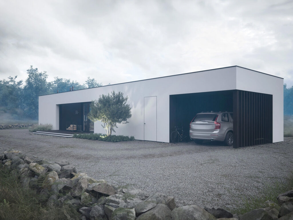 Dom prefabrykowany parterowy HOMEKONCEPT 86