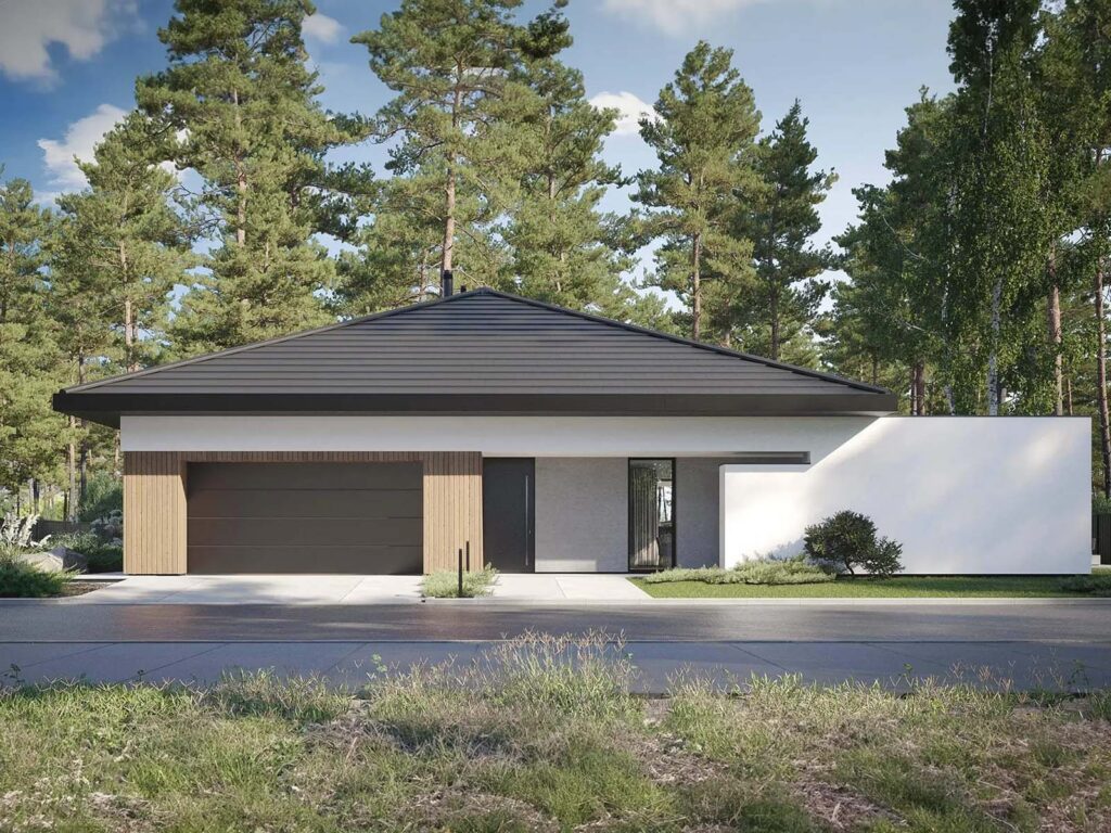 Dom prefabrykowany parterowy HOMEKONCEPT 97 G2