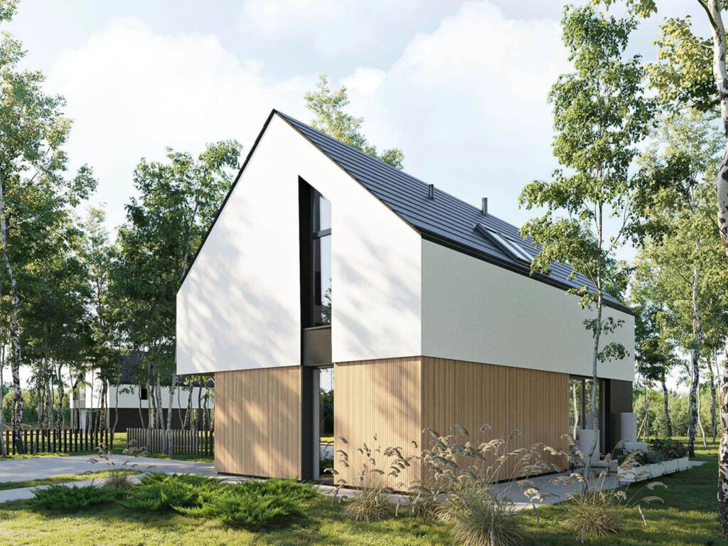 Dom prefabrykowany z poddaszem użytkowym HOMEKONCEPT 100