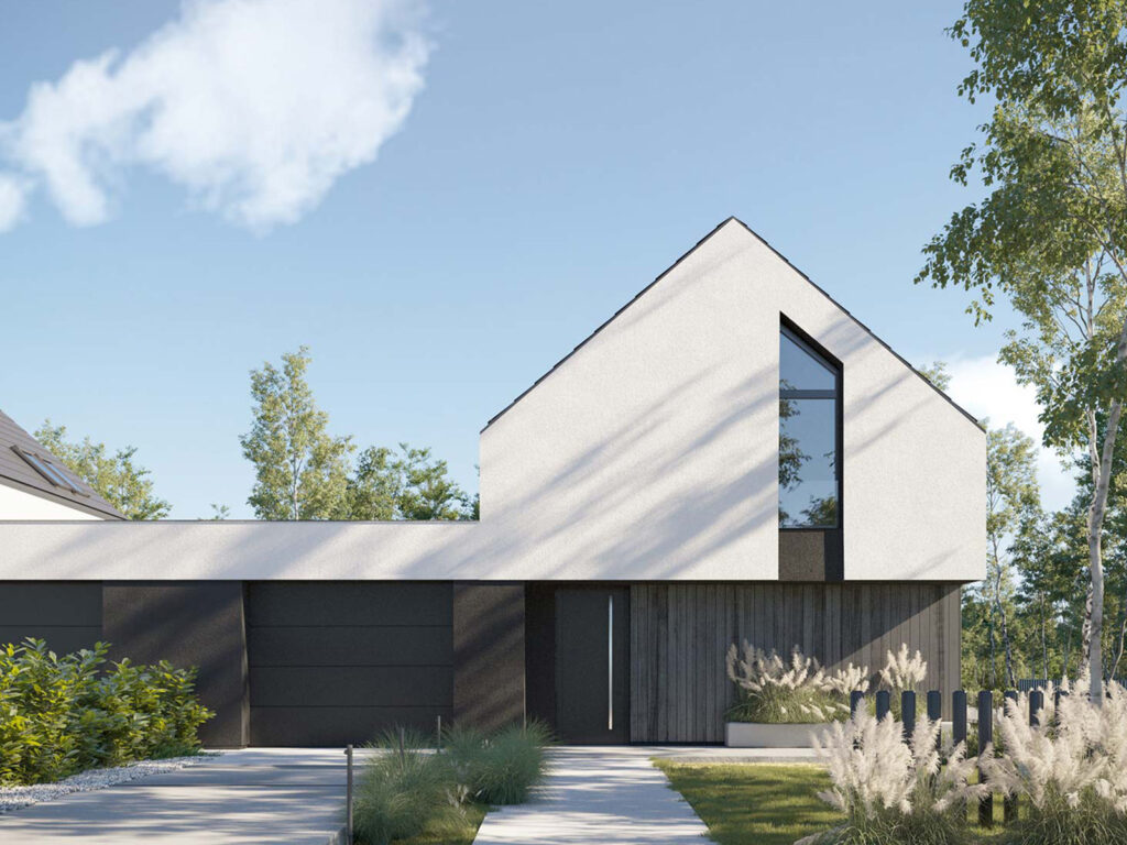 Dom prefabrykowany z poddaszem użytkowym HOMEKONCEPT 101 G1 B