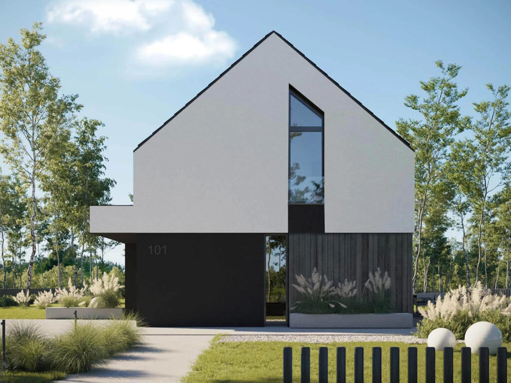 Dom prefabrykowany z poddaszem użytkowym HOMEKONCEPT 101