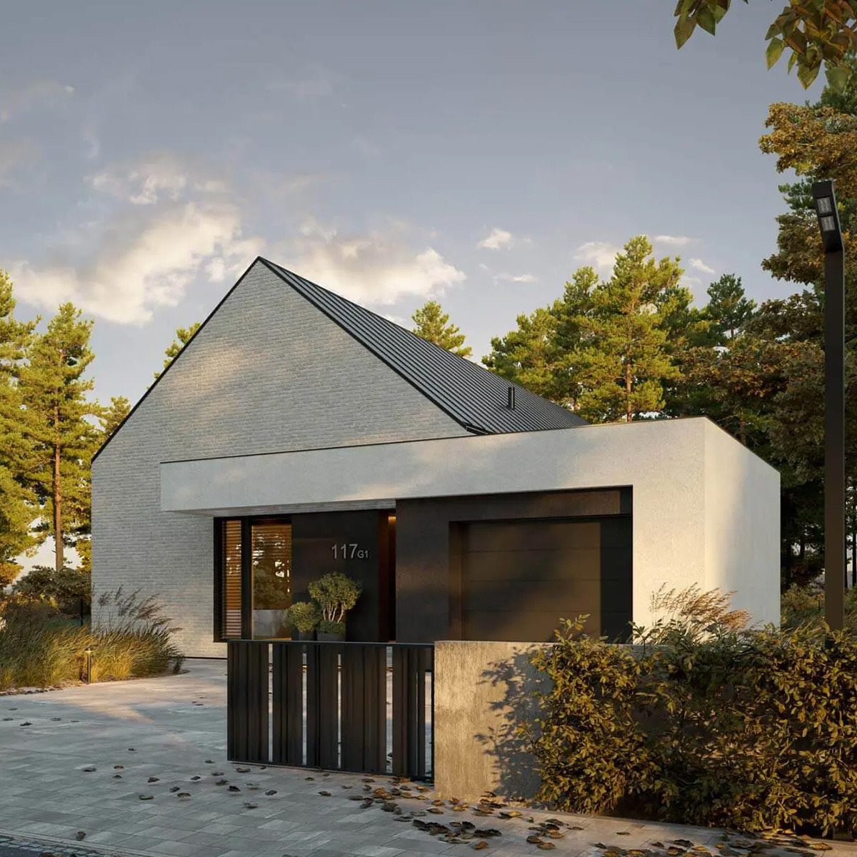 Gotowe Domy - dom od frontu