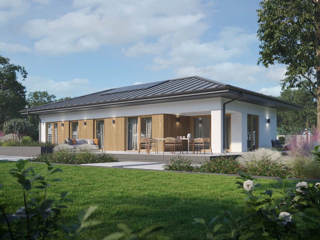 Dom prefabrykowany parterowy P13