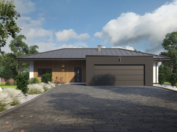 Dom prefabrykowany parterowy P13w