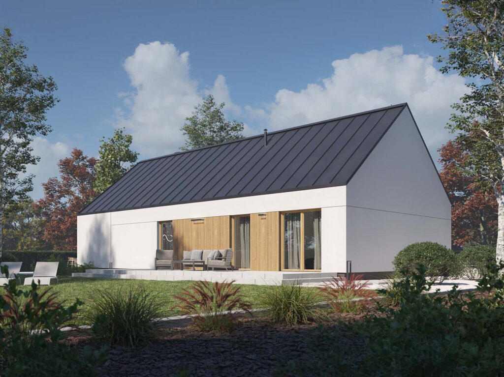 Dom prefabrykowany parterowy P14