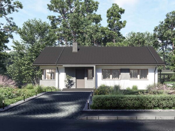 Dom prefabrykowany parterowy Idoneo 3