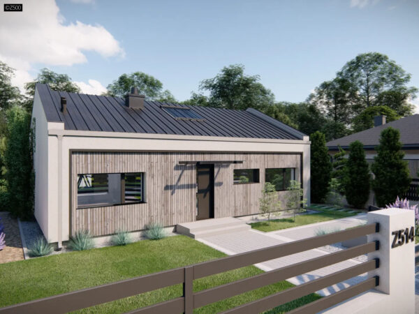 Dom prefabrykowany Z500 model Z514 D