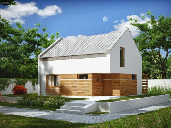 Dom prefabrykowany Z500 model Z229 D