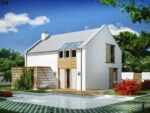 Dom prefabrykowany z poddaszem użytkowym Z500 model Z229 D