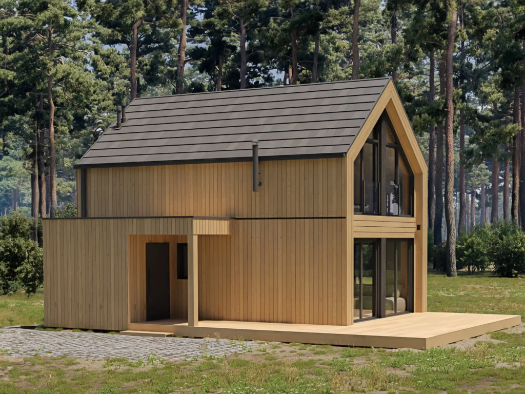 Dom prefabrykowany z poddaszem użytkowym Prime House 83