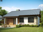 Dom prefabrykowany parterowy Z500 model Z78 D
