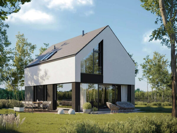 Dom prefabrykowany z poddaszem użytkowym HOMEKONCEPT 101 GD