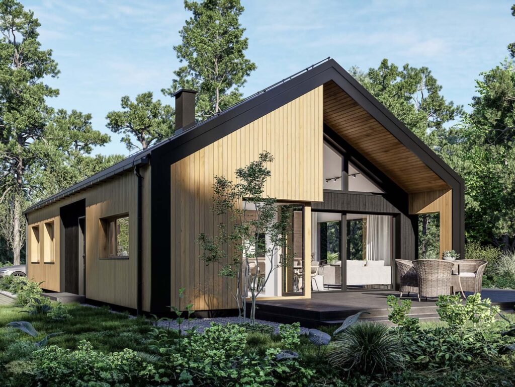 Abakon Piccolo Bosco 5 dom prefabrykowany parterowy