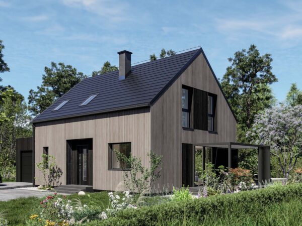 Dom prefabrykowany z poddaszem użytkowym Piccolo Prato 3